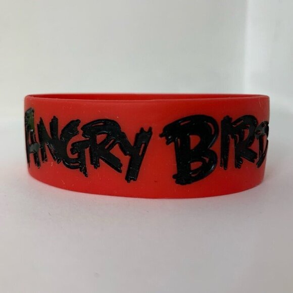 Angry Birds Red Black rubber band Unisex bracelet - Picture 7 of 8